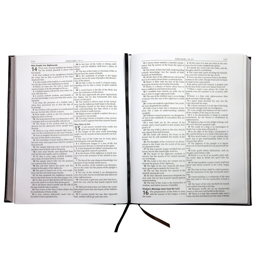 Personalized Bible Custom Text Dark Brown Faux Leather Hardcover King James Version Family Bible