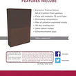 Load image into Gallery viewer, Personalized NKJV Deluxe Gift Bible Leathersoft Toffee Comfort Print

