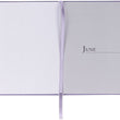 Load image into Gallery viewer, Personalized 2022 His Grace is Sufficient Purple Faux Leather My Yearly Planner - 2 Corinthians 12:9
