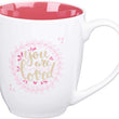 Load image into Gallery viewer, Mother’s Day Gift Set | 1 John 4:19 Scripture Mug and My Life My Story Prompted Mothers Legacy Journal
