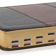 Load image into Gallery viewer, Personalized NKJV Giant Print Reference Bible Saddle Brown LeatherTouch Indexed
