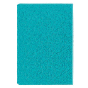 Growing in Grace Teal Faux Leather Daily Devotional - Cheri Fuller & Jennifer Kennedy Dean