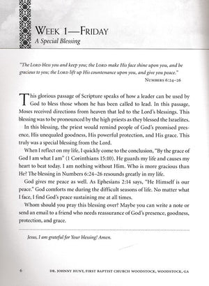 Personalized Custom Text Living in The Light: MyDaily Devotional Imitation Leather Dark Green