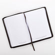 Load image into Gallery viewer, Personalized Strong and Courageous Antiqued Zippered Classic LuxLeather Journal
