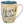 Load image into Gallery viewer, Hope in the LORD Isaiah 40:31 Mediterranean Blue Floral Ceramic Mug

