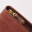 Load image into Gallery viewer, Personalized Cross Zippered Brown Full Grain Leather Padfolio/Portfolio Notebook Study Kit
