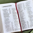 Load image into Gallery viewer, Personalized NIV Thinline Reference Bible Red Letter Comfort Print Burgundy

