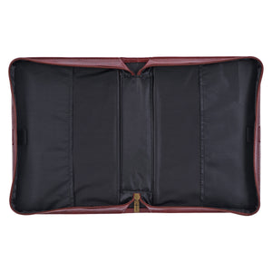 Hope And A Future Chestnut Brown Faux Leather Personalized Bible Cover For Men