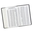Load image into Gallery viewer, Personalized Bible KJV Giant Print Holy Bible Full Grain Premium Leather Thumb Index Black

