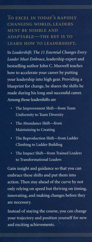 Leadershift, Signed Edition - John C. Maxwell