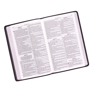 Personalized Custom Text Your Name KJV Gift and Award Bible Lux Leather Black King James Version Custom Made Gift for Celebrations Holidays