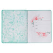 Load image into Gallery viewer, Here I Am, LORD Teal Faux Leather Devotional

