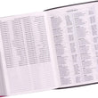 Load image into Gallery viewer, Personalized KJV Holy Bible Super Giant Print Bible Grey/Pink Faux Leather Bible w/Ribbon Marker
