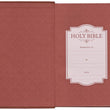Load image into Gallery viewer, Personalized Custom Text Your Name KJV Holy Bible Giant Print Brown Faux Leather w/Ribbon Marker
