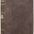 Load image into Gallery viewer, Personalized KJV Holy Bible Thinline Large Print Brown Premium Leather w/Thumb Index
