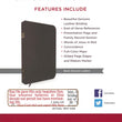 Load image into Gallery viewer, Personalized NKJV Personal Size Giant Print Reference Bible Black Genuine Leather
