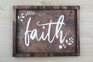 Faith Wood Decor