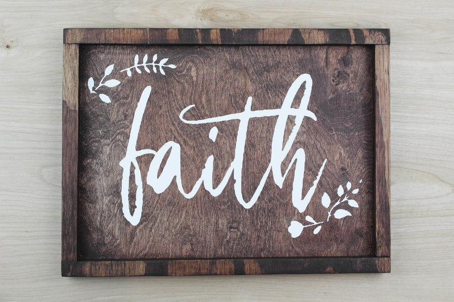 Faith Wood Decor