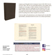 Load image into Gallery viewer, Personalized NKJV Journal The Word Bible Red Letter Comfort Print Bonded Leather Brown
